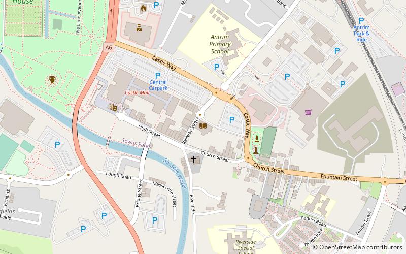 Antrim Library location map