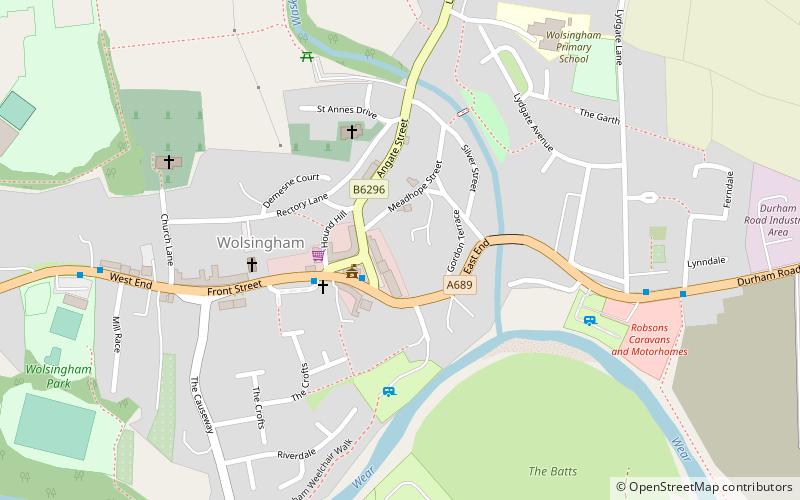 Wolsingham location map
