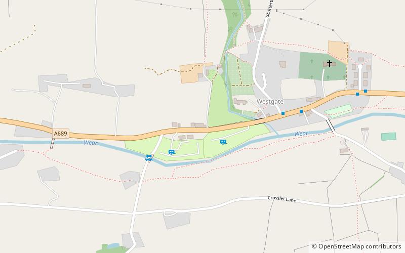 Westgate Methodist Chapel location map