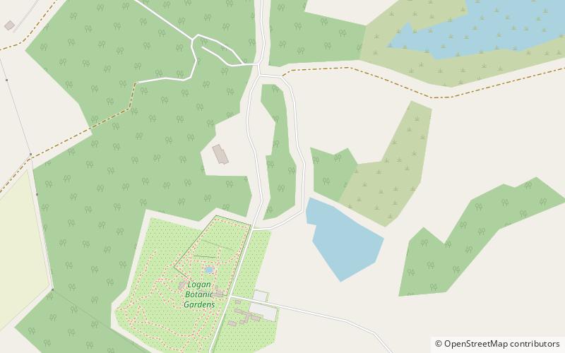 Jardín botánico Logan location map