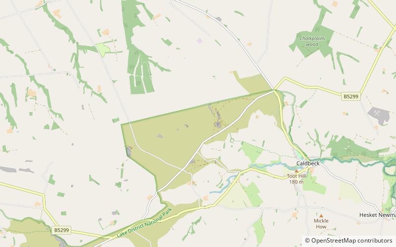 Faulds Brow location map