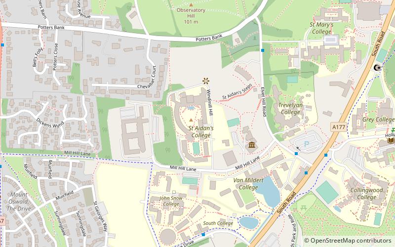 St Aidan's College location map