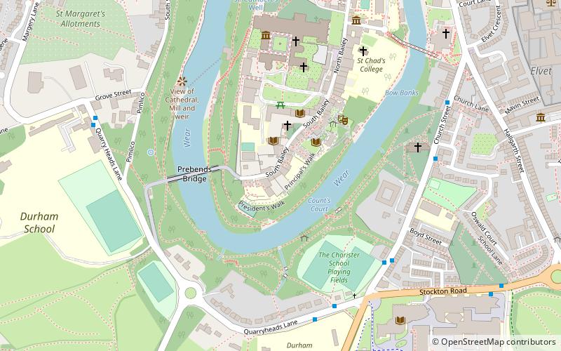 St Cuthbert's Society location map