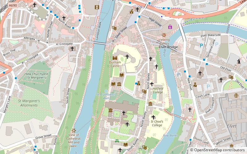 Cosin's Library location map