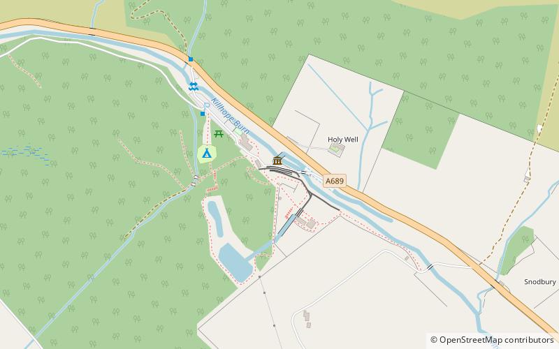 North of England Lead Mining Museum location map