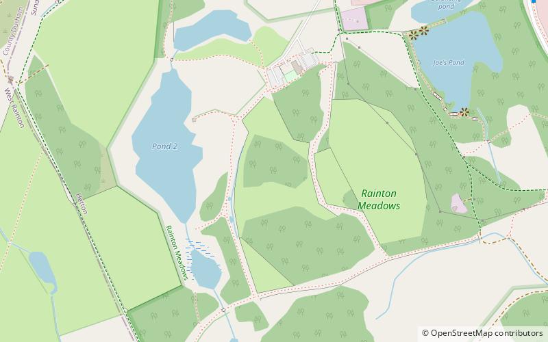 Rainton Meadows location map