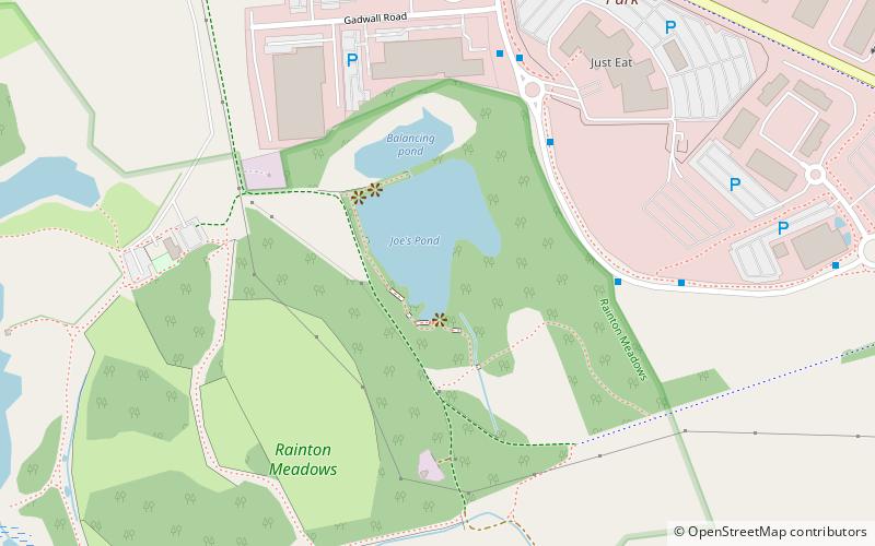 Joe's Pond location map