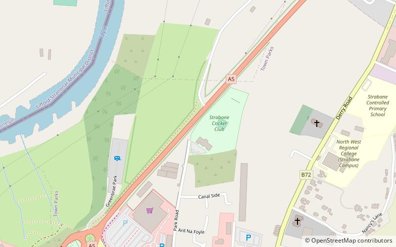 new strabane park location map