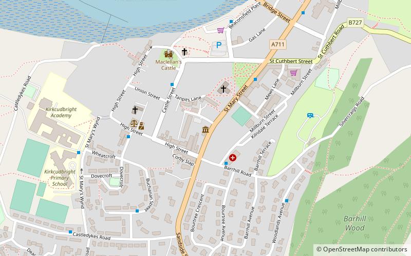 Stewartry Museum location map
