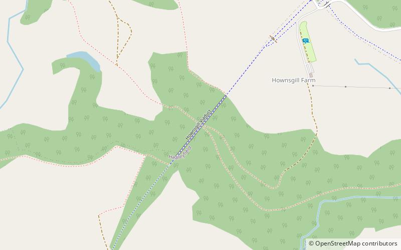 hownsgill viaduct location map