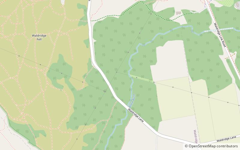Durham Coalfield location map