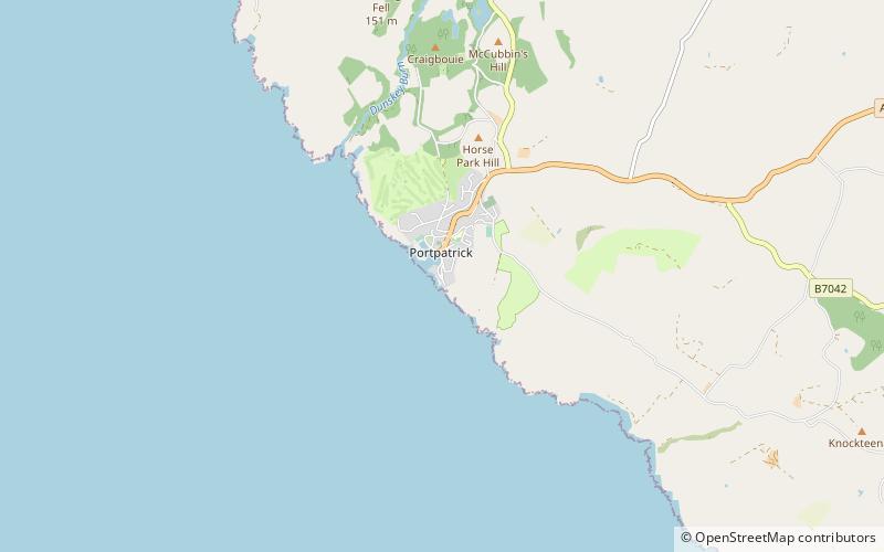 dunskey portpatrick location map