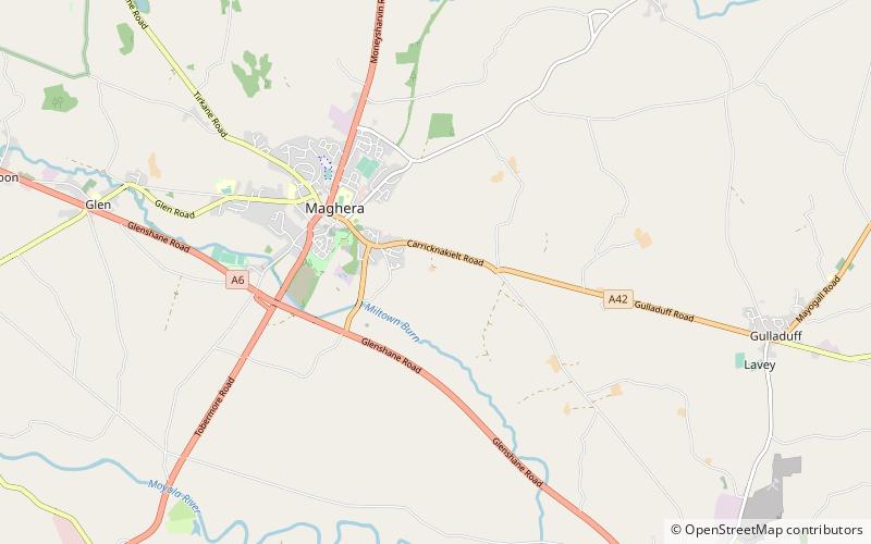 ballynagalliagh maghera location map