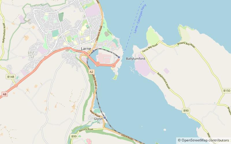 Olderfleet Castle location map