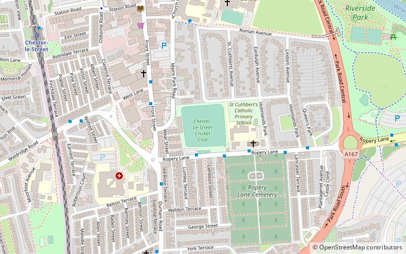 Ropery Lane location map