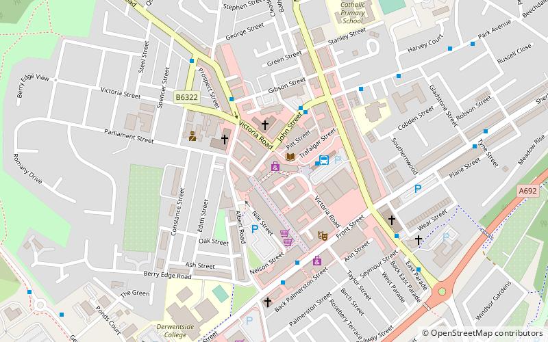 The Derwent Centre location map