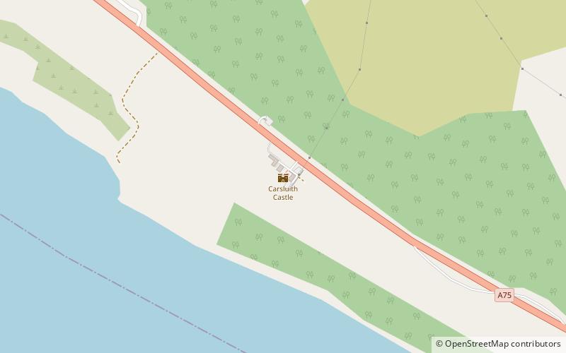 Carsluith Castle location map