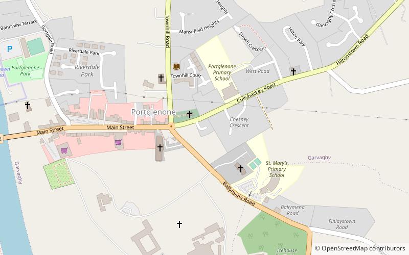 Portglenone Abbey location map