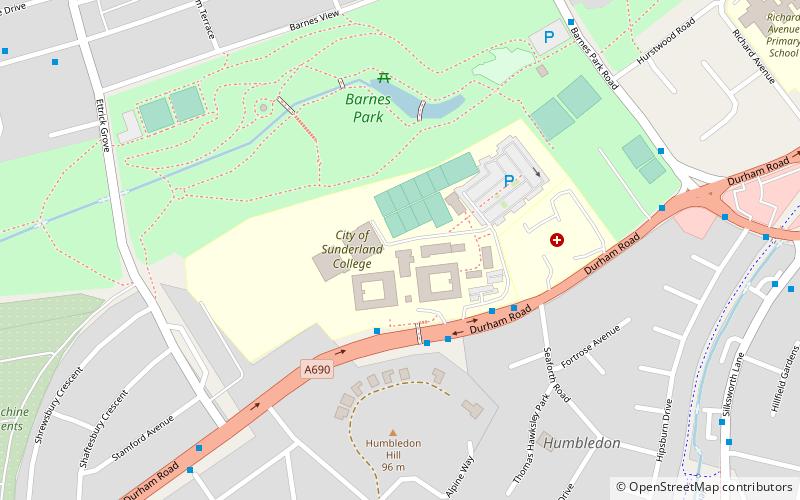sunderland college location map