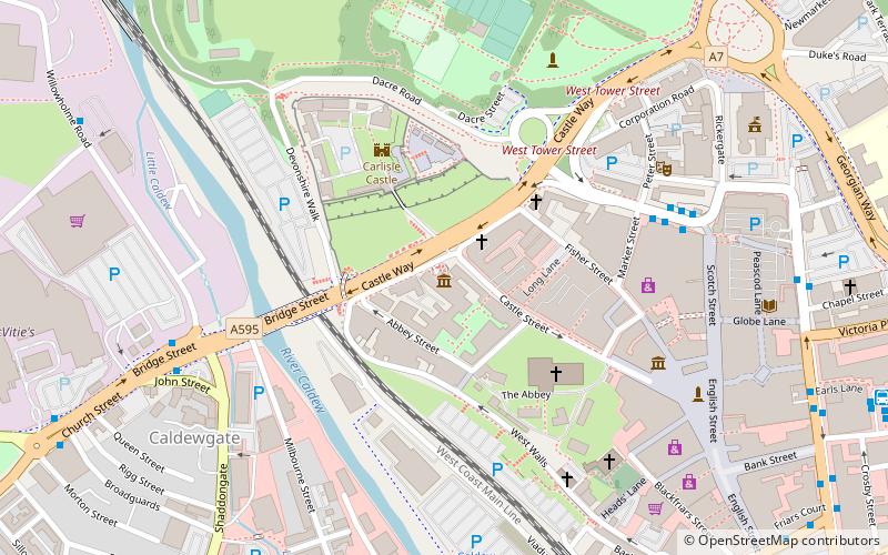 Tullie House location map