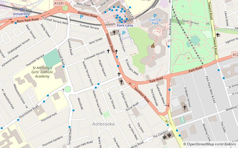 Stockton Road United Reformed Church location map