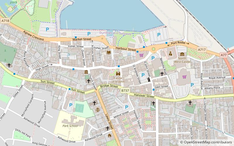 Stranraer Castle location map