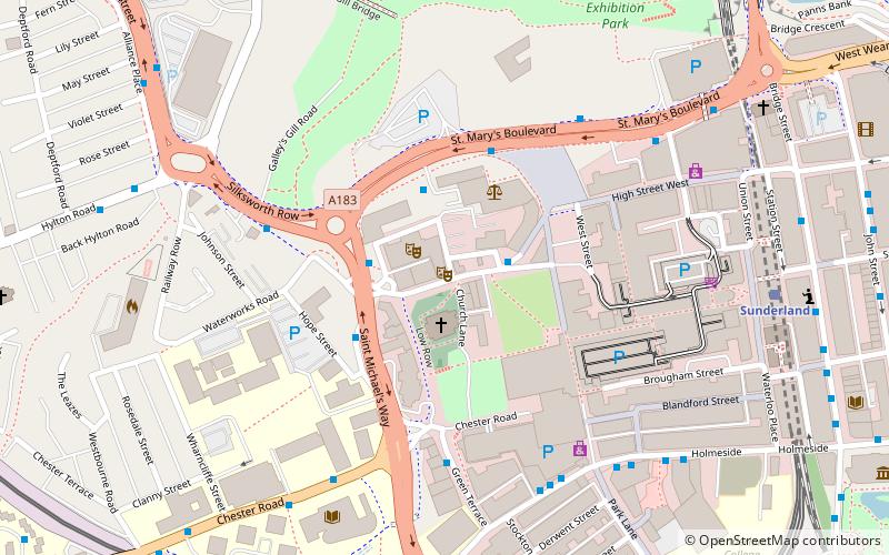 Sunderland Empire Theatre location map