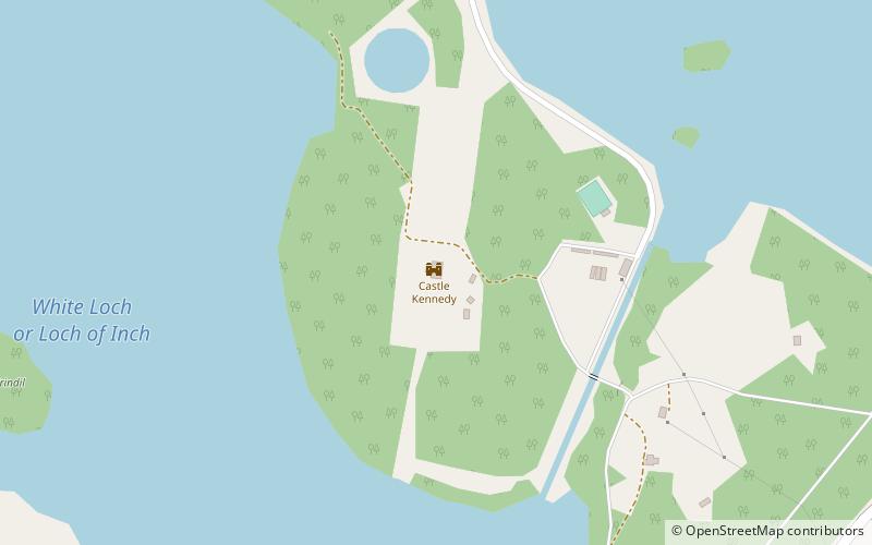 castle kennedy stranraer location map