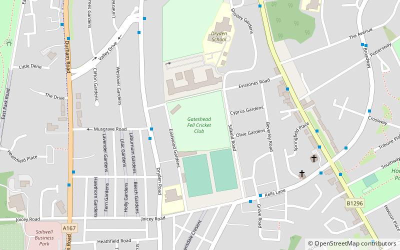 Eastwood Gardens location map