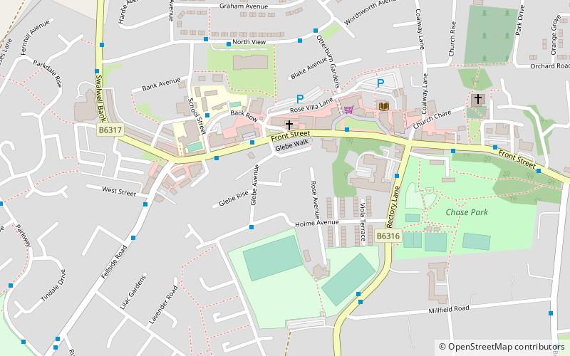 whickham newcastle upon tyne location map