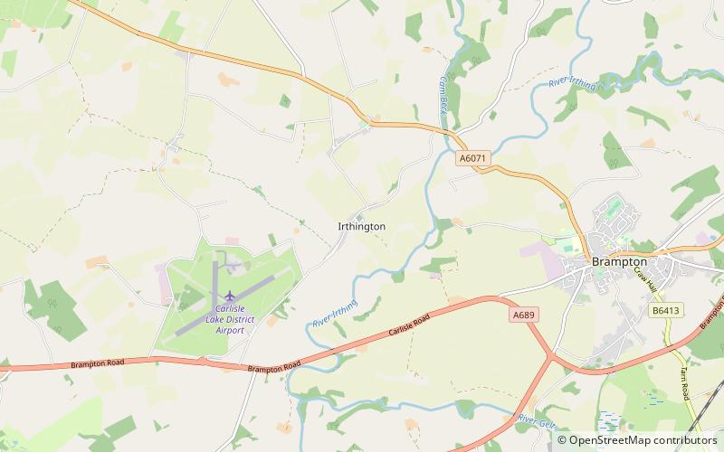 Irthington location map