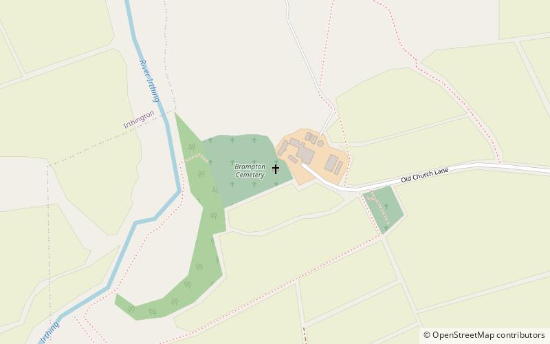 Brampton Old Church location map