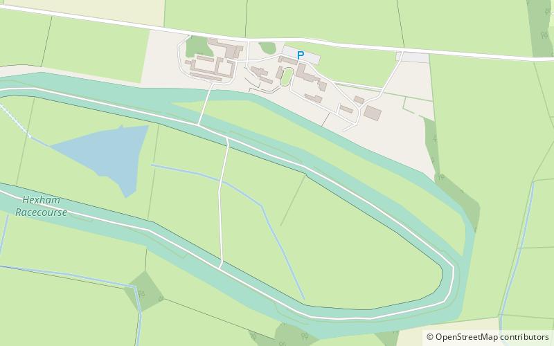 Hexham Racecourse location map