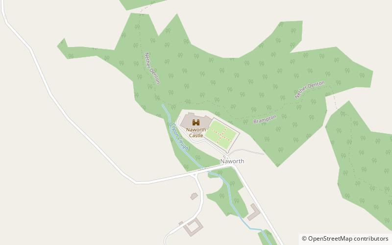 Naworth Castle location map