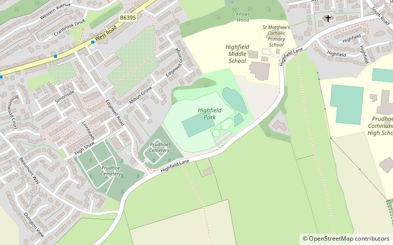 Highfield Hounds location map