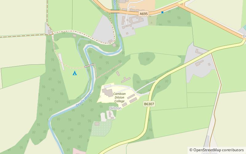 Dilston Castle location map