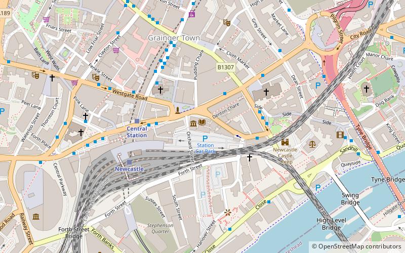 Literary and Philosophical Society of Newcastle upon Tyne location map