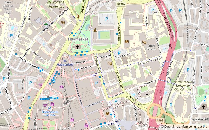 Newcastle City Baths location map