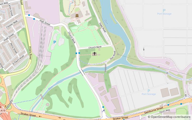 Monkwearmouth–Jarrow Abbey location map