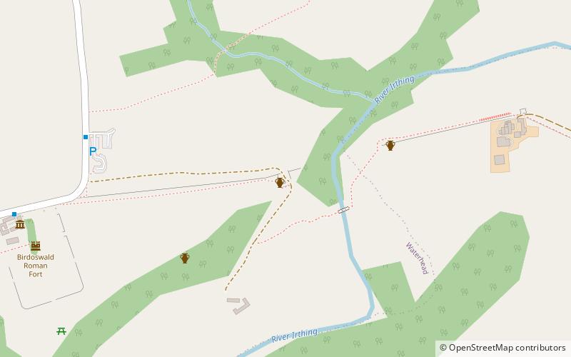 Milecastle 49 location map