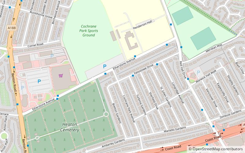 cochrane park newcastle upon tyne location map