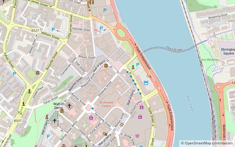 Shipquay Gate location map