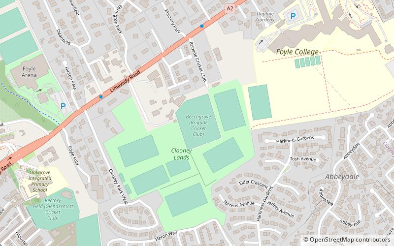 beechgrove londonderry location map