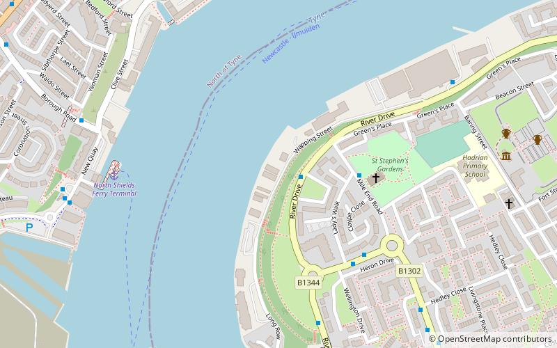 North East Maritime Trust location map