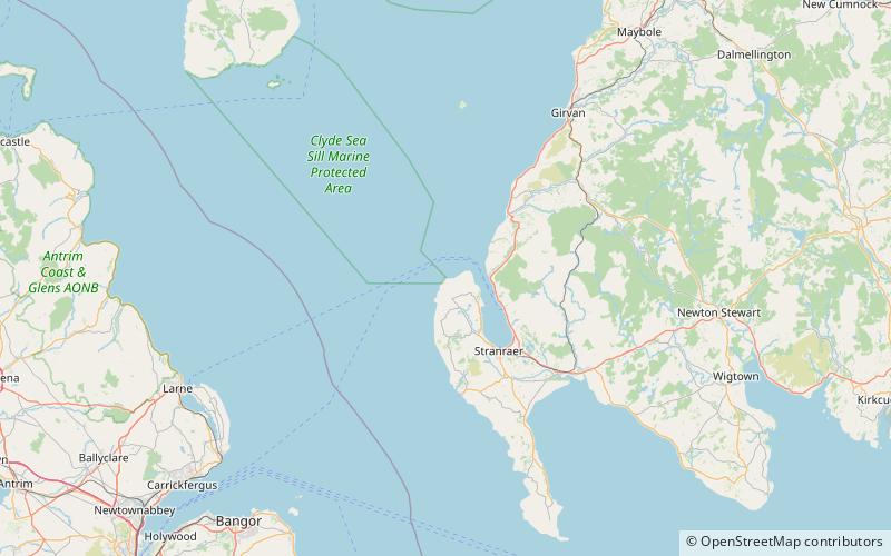 Phare de Corsewall location map