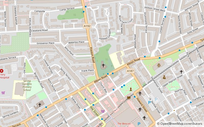 Christ Church location map