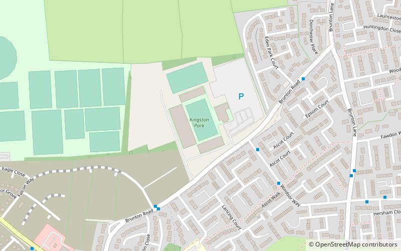 Kingston Park location map
