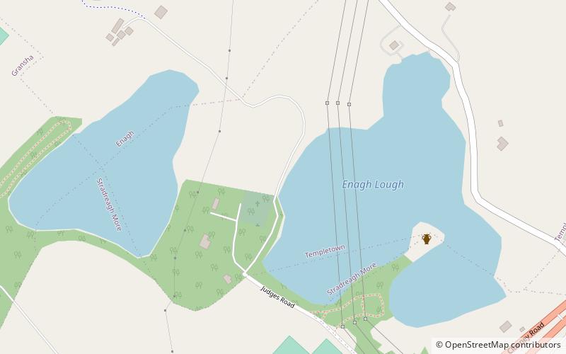 enagh lough location map