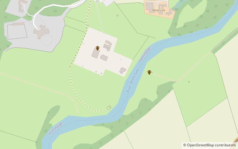 romerbrucke chesters hadrianswall location map