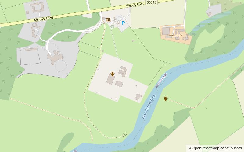 Milecastle 27 location map